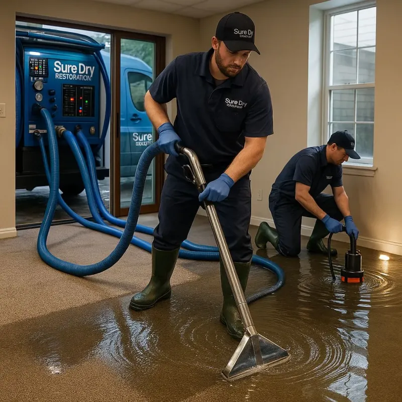 Water Extraction and Removal process in Lewisburg, PA